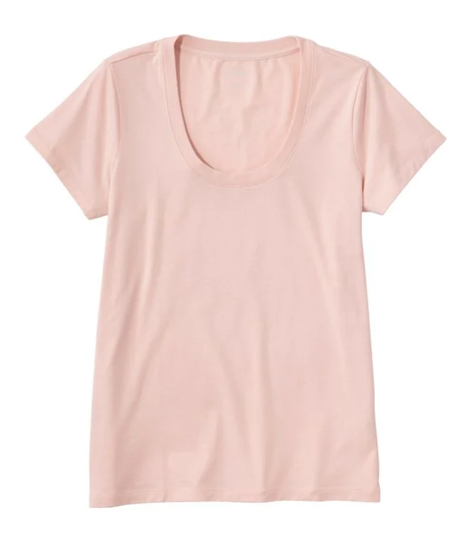 Women''s Soft Stretch Supima Tee, Scoopneck Short-Sleeve - Image 6