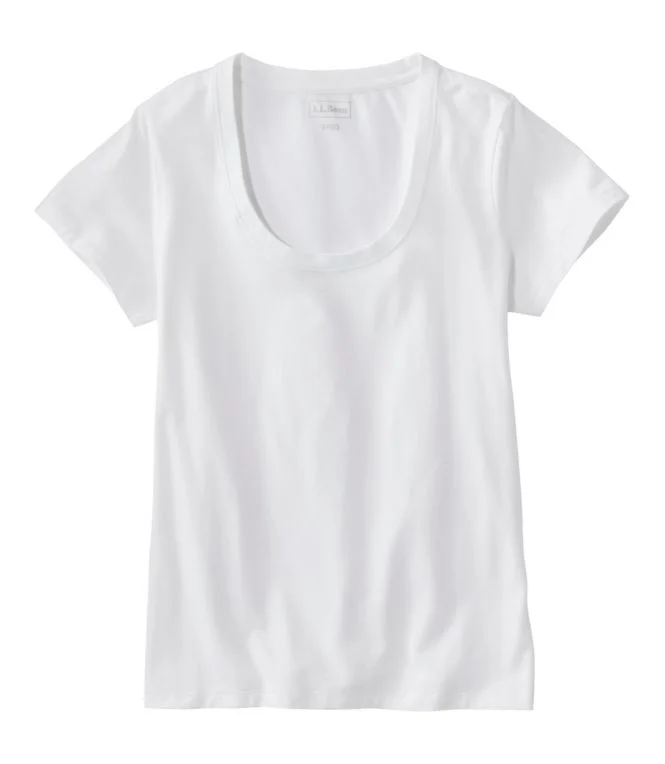 Women''s Soft Stretch Supima Tee, Scoopneck Short-Sleeve - Image 8