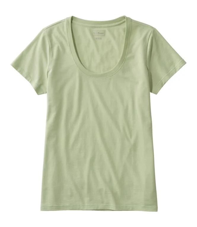 Women''s Soft Stretch Supima Tee, Scoopneck Short-Sleeve - Image 9