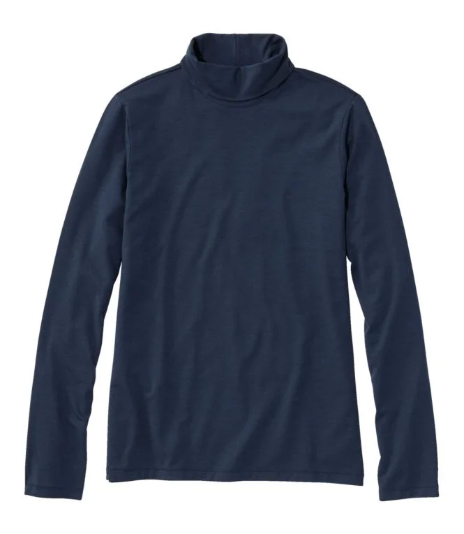 Alternative view of Women''s Soft Stretch Supima Tee, Turtleneck