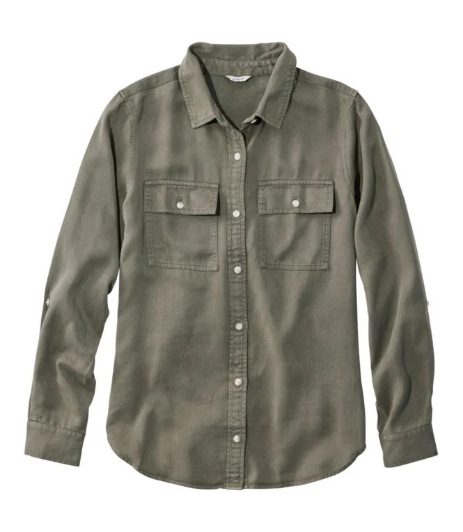 Women''s Soft-Washed Tencel Utility Shirt