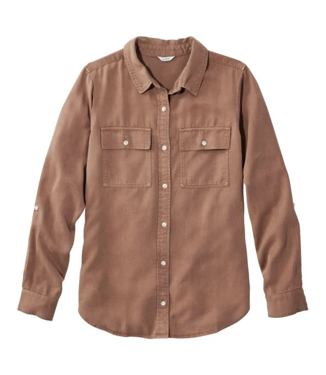 Women''s Soft-Washed Tencel Utility Shirt - Image 8