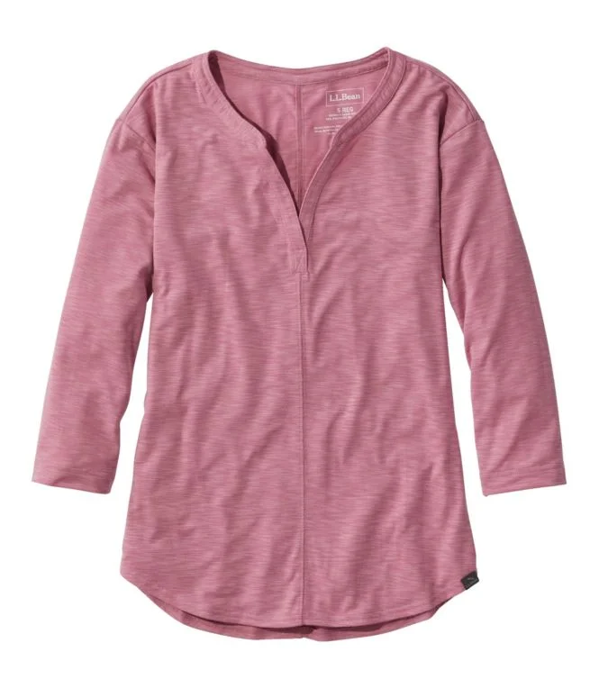 Women''s Streamside Tee, Three-Quarter-Sleeve Splitneck - Image 9