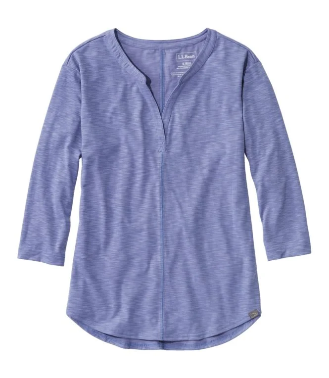 Women''s Streamside Tee, Three-Quarter-Sleeve Splitneck - Image 8