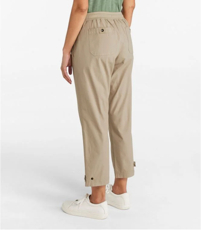 Alternative view of Women''s Stretch Ripstop Pull-On Capri Pants, Slim-Leg