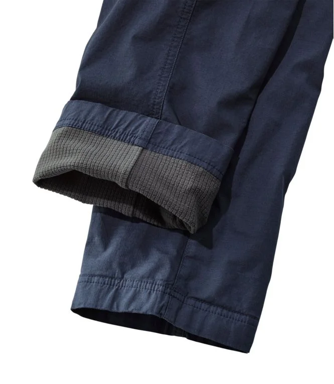 Alternative view of Women''s Stretch Ripstop Pull-On Pants, Slim-Leg Fleece-Lined