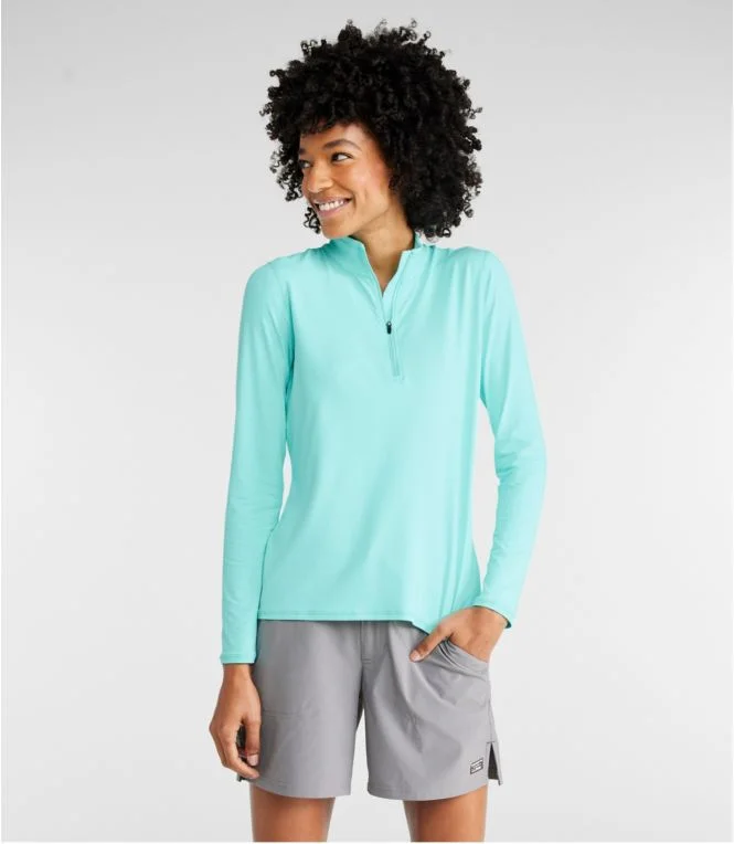 Women''s SunSmart® UPF 50+ Sun Shirt, Quarter-Zip