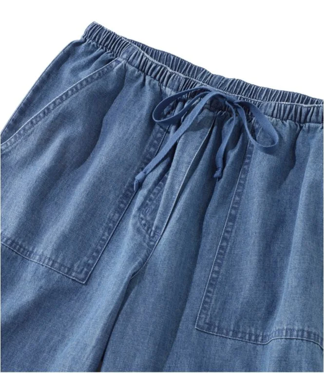 Women''s Sunwashed Denim Pants, Straight-Leg - Image 5