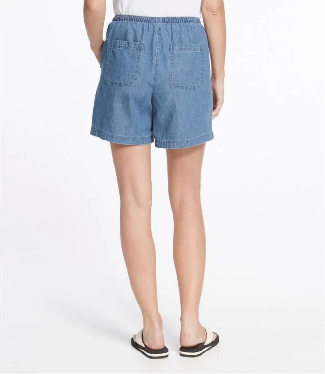 Women''s Sunwashed Denim Shorts - Image 3