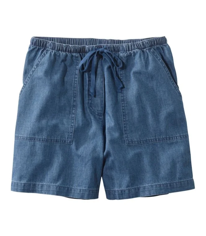 Women''s Sunwashed Denim Shorts - Image 6