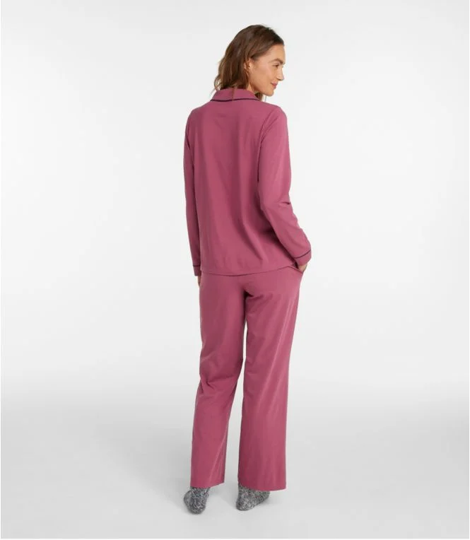 Women''s Super-Soft Shrink-Free Pajama Set, Button-Front - Image 4