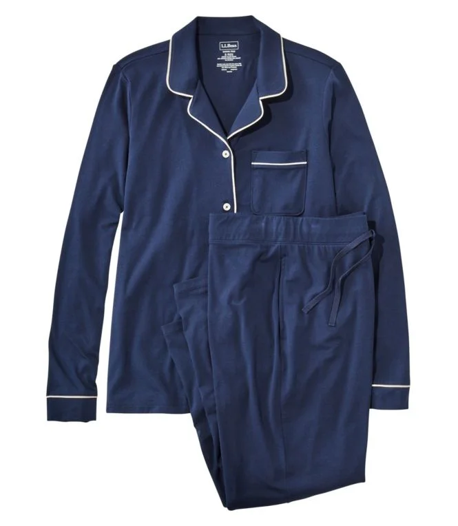 Alternative view of Women''s Super-Soft Shrink-Free Pajama Set, Button-Front