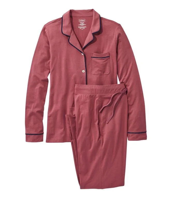 Women''s Super-Soft Shrink-Free Pajama Set, Button-Front - Image 7