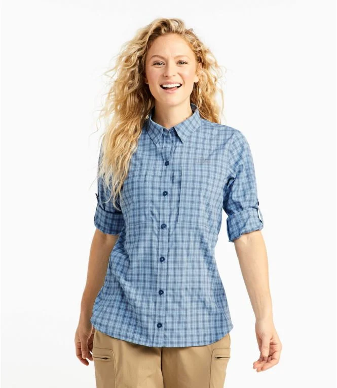 Women''s Tropicwear Pro Stretch Shirt, Long-Sleeve Plaid - Image 3