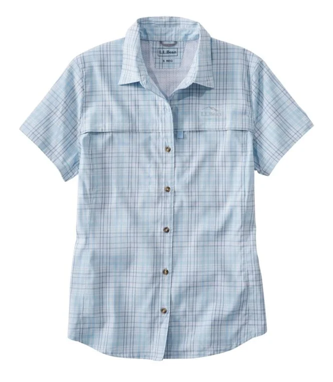 Women''s Tropicwear Shirt, Plaid Short-Sleeve - Image 7