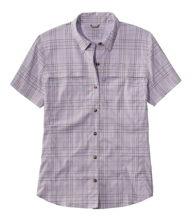 Women''s Tropicwear Shirt, Plaid Short-Sleeve - Image 3