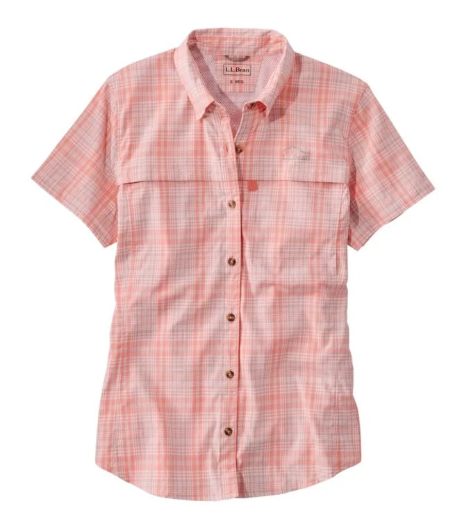 Women''s Tropicwear Shirt, Plaid Short-Sleeve - Image 8