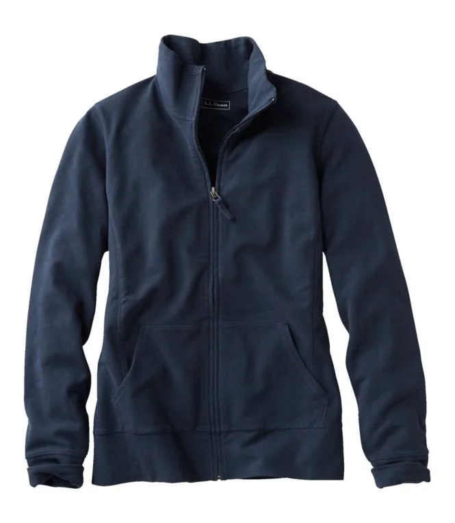 Alternative view of Women''s Ultrasoft Sweats, Full-Zip Mock-Neck Jacket