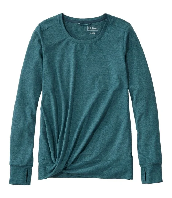 Alternative view of Women''s VentureSoft Twist-Front Top, Long-Sleeve