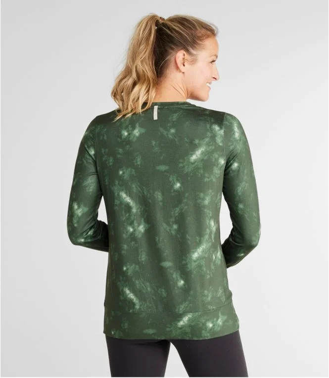 Women''s VentureSoft Twist-Front Top, Long-Sleeve Print - Image 4