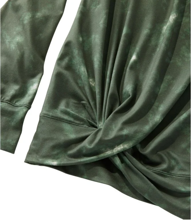 Women''s VentureSoft Twist-Front Top, Long-Sleeve Print - Image 5