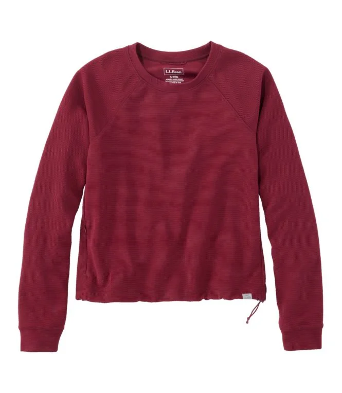 Women''s VentureStretch Ottoman-Rib Pullover, Cropped
