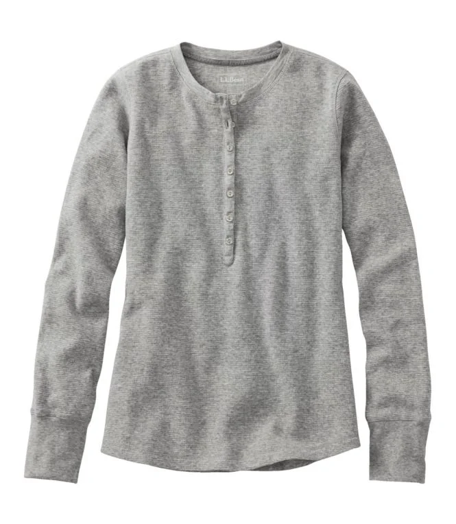 Women''s Waffle-Knit Henley - Image 10