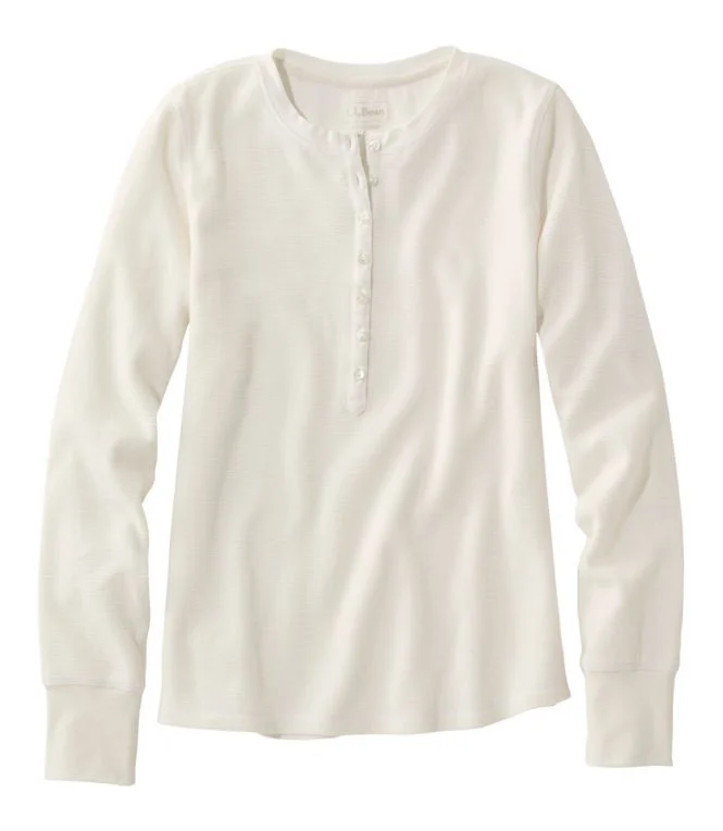 Women''s Waffle-Knit Henley - Image 11