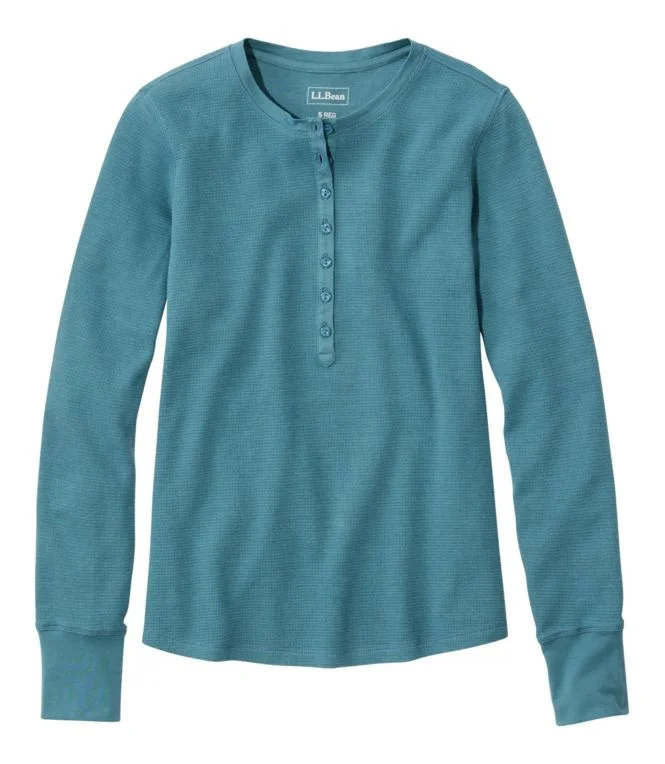 Women''s Waffle-Knit Henley - Image 12