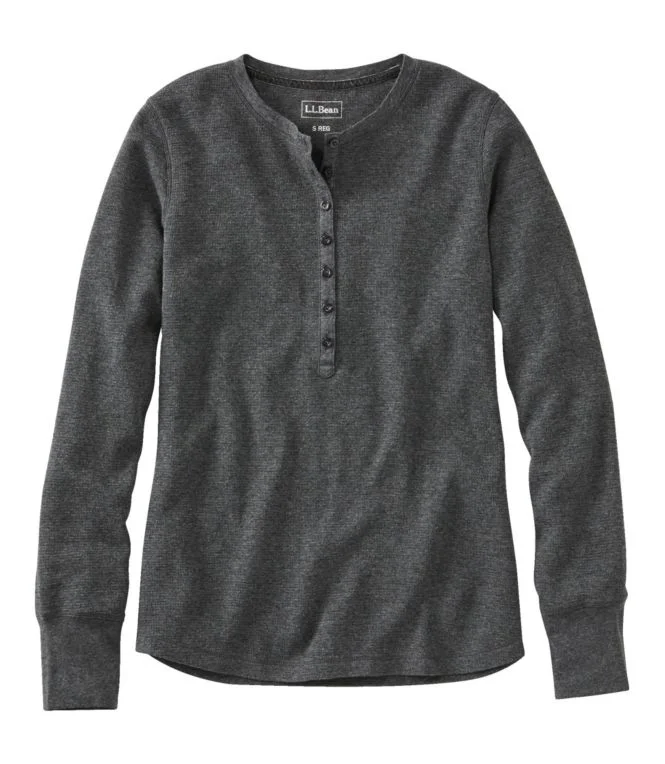 Women''s Waffle-Knit Henley - Image 6
