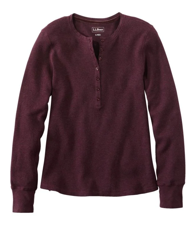 Women''s Waffle-Knit Henley - Image 9