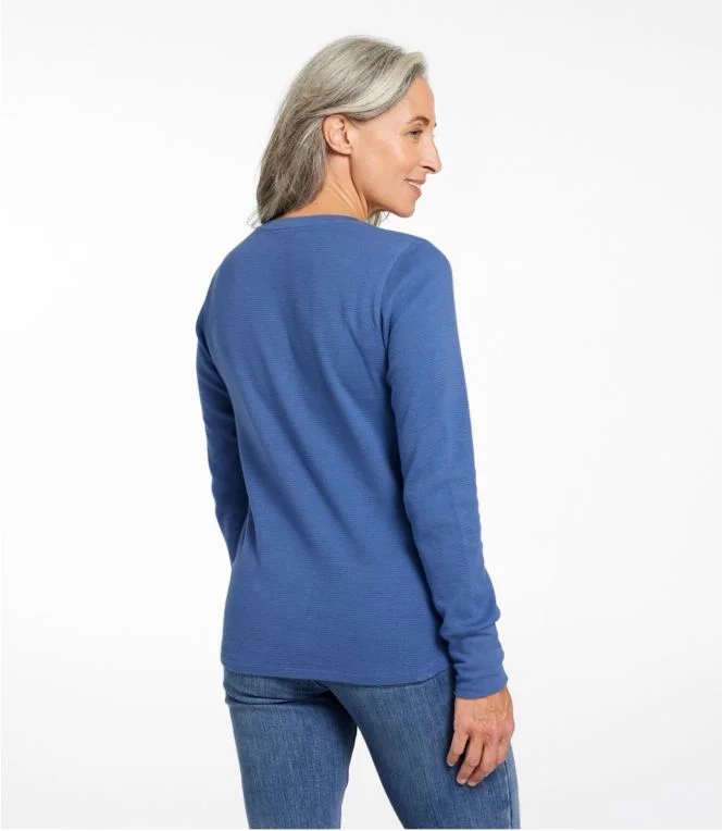 Women''s Waffle-Knit Henley - Image 4