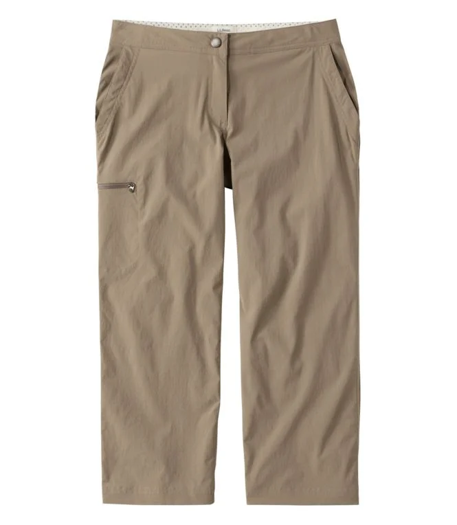 Women''s Water-Repellent Comfort Trail Pants, Mid-Rise Straight-Leg Crop - Image 3