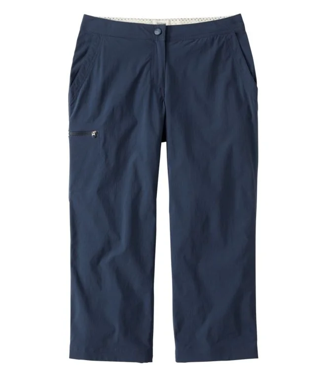 Women''s Water-Repellent Comfort Trail Pants, Mid-Rise Straight-Leg Crop - Image 8