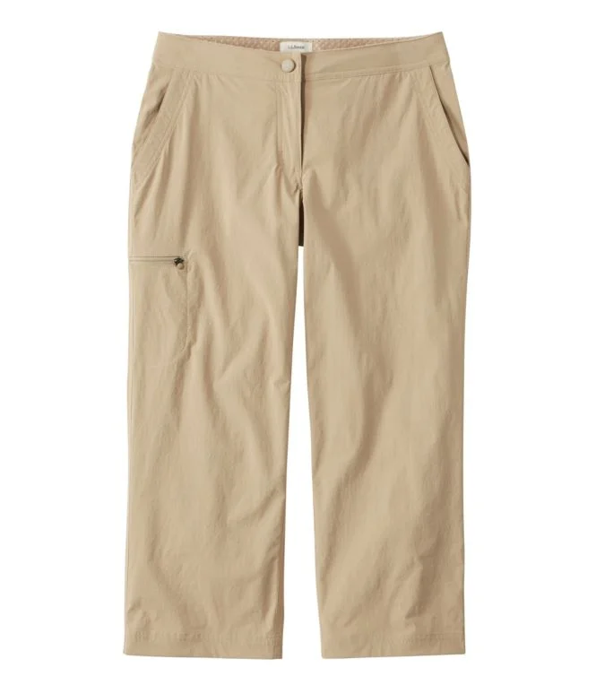 Women''s Water-Repellent Comfort Trail Pants, Mid-Rise Straight-Leg Crop - Image 7