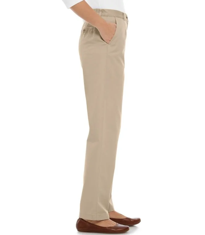 Women''s Wrinkle-Free Bayside Pants, Ultra High-Rise Comfort Waist Tapered-Leg - Image 5