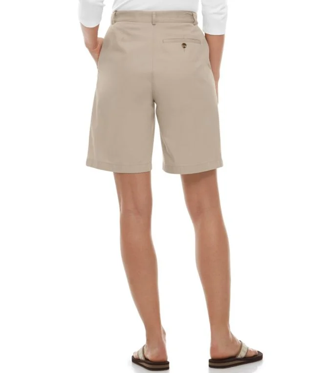 Women''s Wrinkle-Free Bayside Shorts, Ultra High-Rise Hidden Comfort Waist 9"" - Image 3