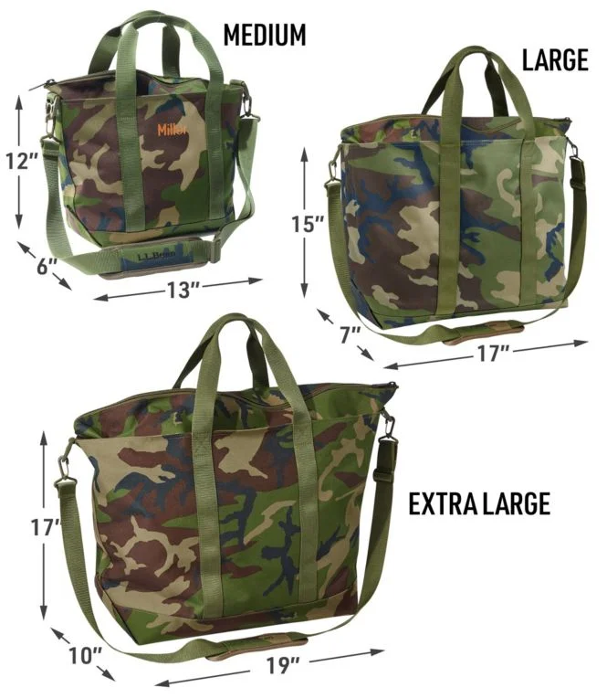 Zip Hunter''s Tote Bag With Strap, Camo - Image 7