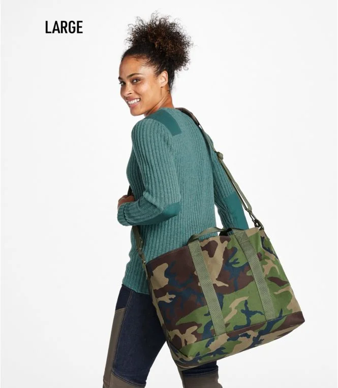 Zip Hunter''s Tote Bag With Strap, Camo - Image 9
